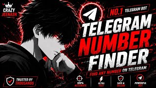 Best Telegram Number Finder Bot by Jeenash💀 screenshot 4