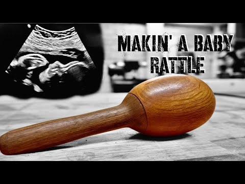 Making a Wooden Baby Rattle || DIY Wooden Maraca
