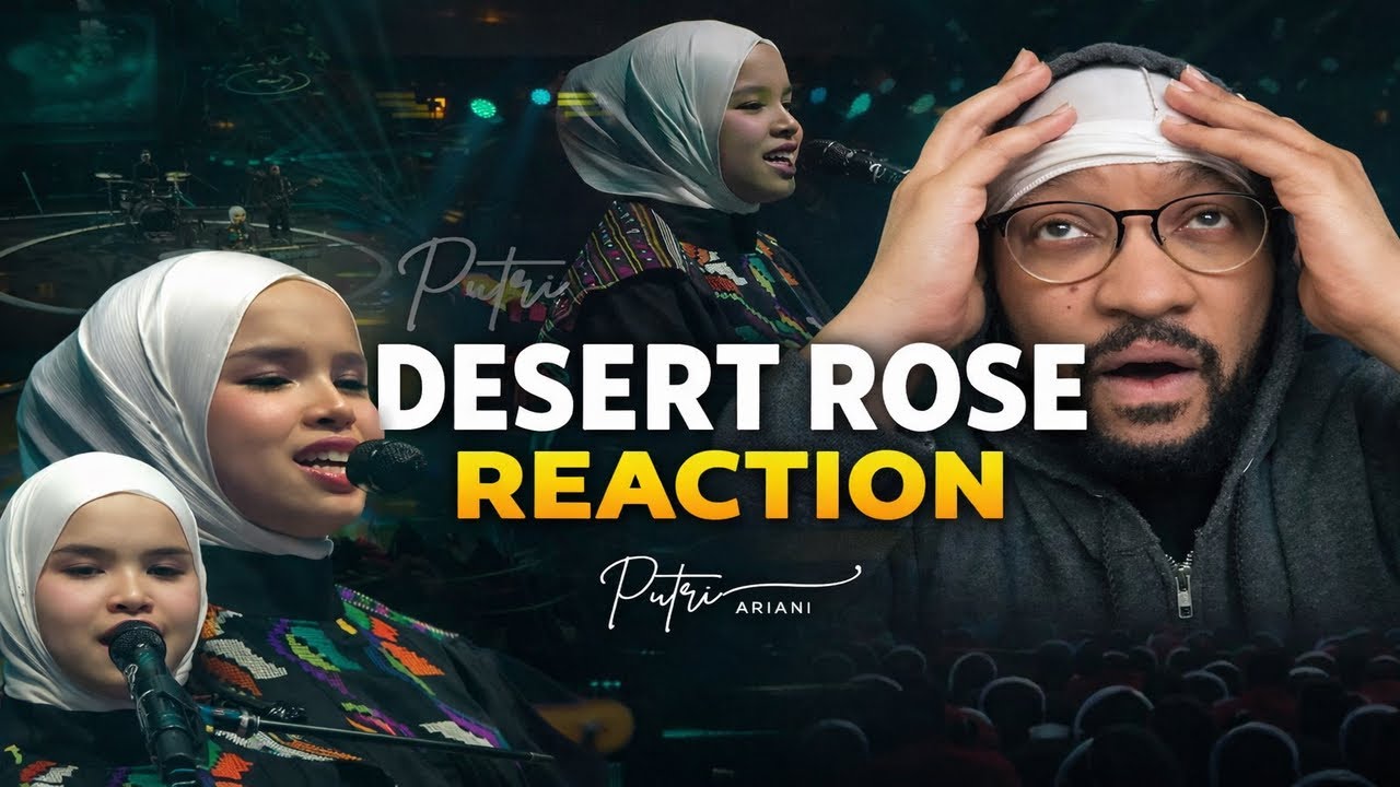 Путри Ариани поет Desert Rose?! 😲🔥 | Реакция на кавер на песню Стинга (вживую в Пенанге)