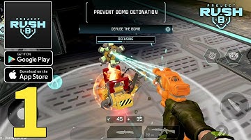 Project RushB Gameplay Walkthrough Part 1 - Tutorial (ios, Android)