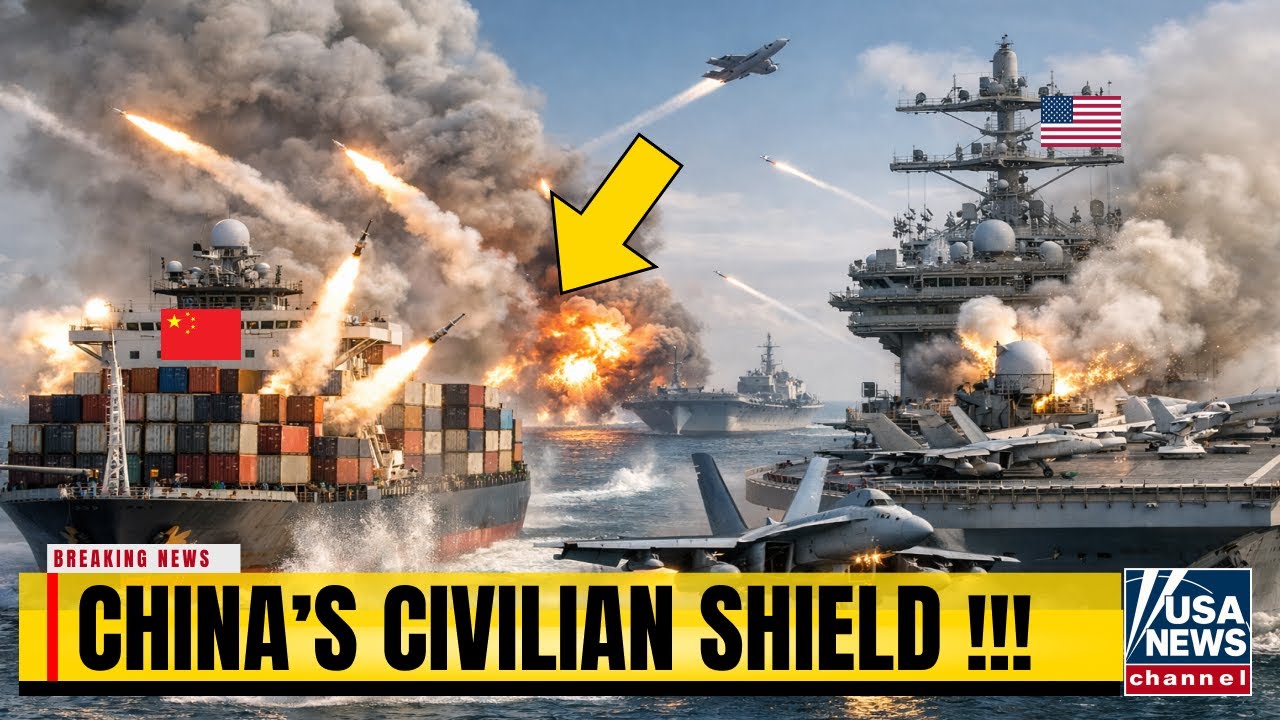 China Uses Civilian Shipping Traffic to Shield Weapons Test — U.S. Response Is Calculated and...