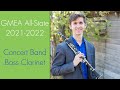 20212022 gmea allstate bass clarinet tudes concert band grades 910