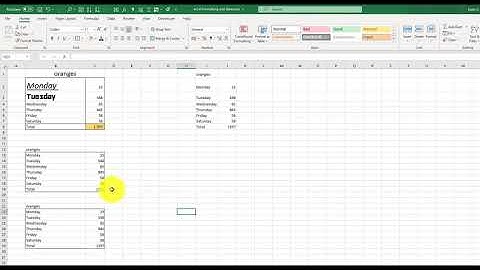 Excel: Bold, italics, underline, borders, clear formats