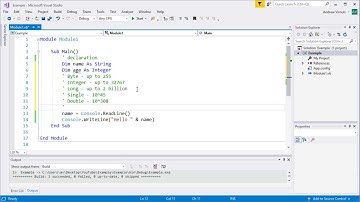 Visual Basic - How to Declare and Define the Value of a Variable