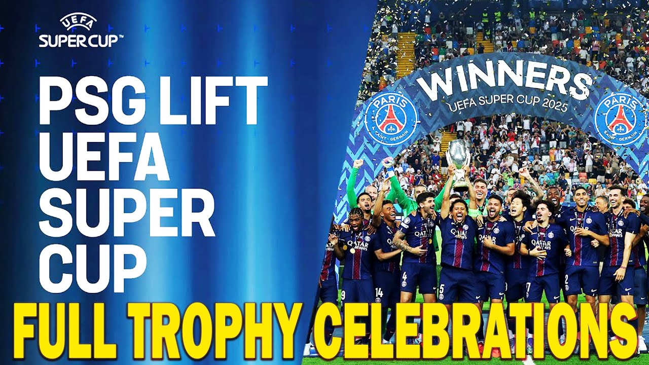 PSG vs Tottenham 3-0 – All Goals & Celebrations | UEFA Super Cup Final 2025