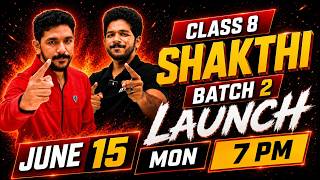 Class 8 | Shakthi Batch 2 Launch | Exam winner