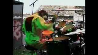 Joey Jordison Drumming (Backstage camera)