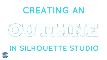 How to Add an Outline Around Text in Silhouette Studio - Design Tutorial