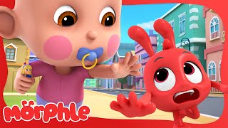 Giant Baby Chases Morphle! 👼 | BRAND NEW | Cartoons for Kids | Mila and Morphle