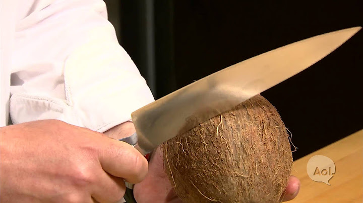 Cocina Latina: Cómo Abrir Un Coco