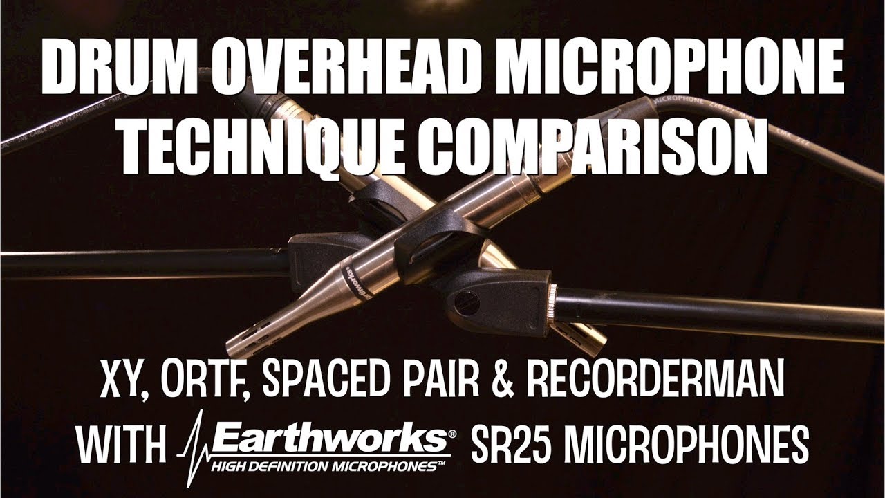 Drum Overhead Microphone Technique Comparison YouTube