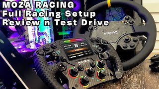 Ultimate Sim Racing Setup of 2023! Moza Racing R9 + FSR Formula &amp; RS V2 Wheels + SRP Pedals Review