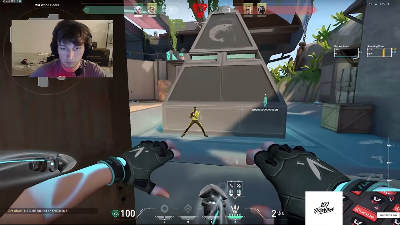 Самая быстрая игра за Джетт на Асуне — рейтинговый геймплей Valorant.