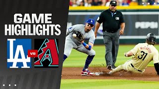 Dodgers vs. D-backs Game Highlights (4\/30\/24) | MLB Highlights