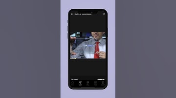 Project showcase: Stock market learning app UI UX