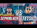 T8  sephiblack 1 ranked shaheen vs tetsu azucena  tekken 8 high level gameplay