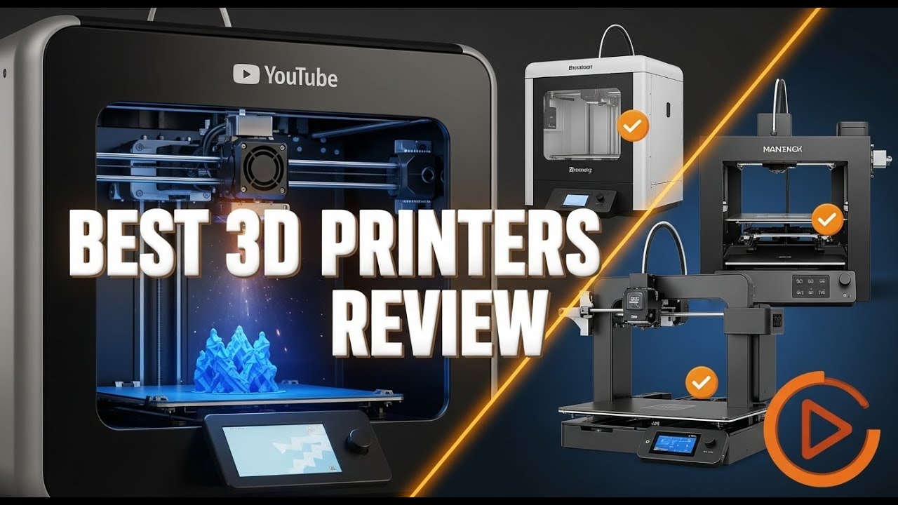 TOP 5 Best 3D Printers Review 2026 | 3d printer for home use - YouTube