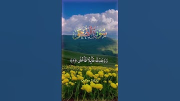 سورة الضحى بصوت جميل #القران_الكريم #اكسبلور #تلاوتقران #القرانالكريم