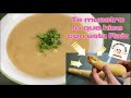 Receta: Cremita De Chirivia (Parsnip Cream of Soup)