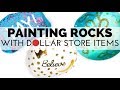 How to Paint Rocks with Dollar Store Supplies