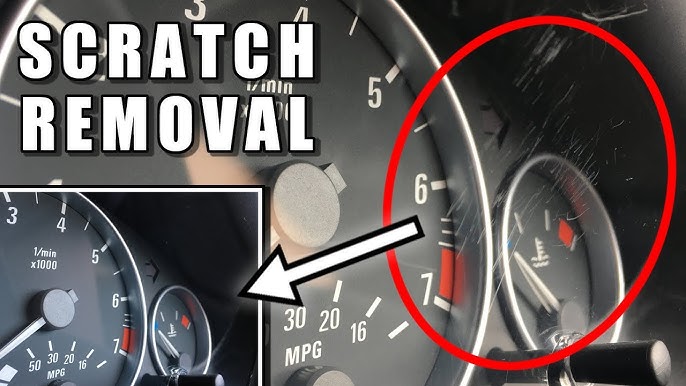 Fixed the scratches on my instrument cluster! Was disappointed with Plastx,  but this was a great solution. highly recommend. : r/mazda3