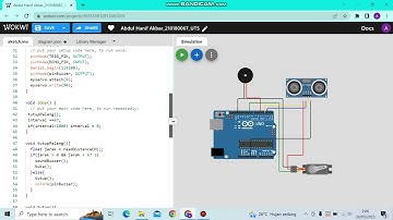 Simulasi Palang Kereta Api Menggunakan Wokwi