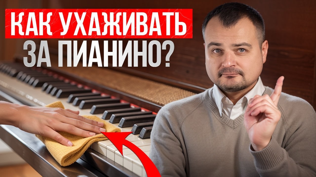 Пианино прослужит ДОЛГО, если делать ЭТО / Правила ухода за АКУСТИЧЕСКИМ и ЦИФРОВЫМ фортепиано