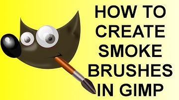 How to create Custom SMOKE BRUSH in GIMP | #39