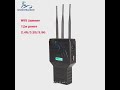 12w Portable WiFi Bluetooth Camera Mobile Phone Signal Jammer 2.4G 5.2G 5.8G