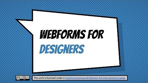 Webforms for Designers