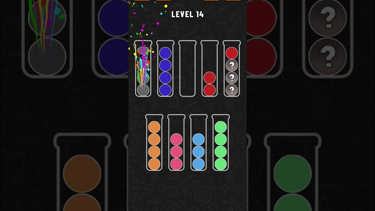 Colour Sort Level 14 😅 