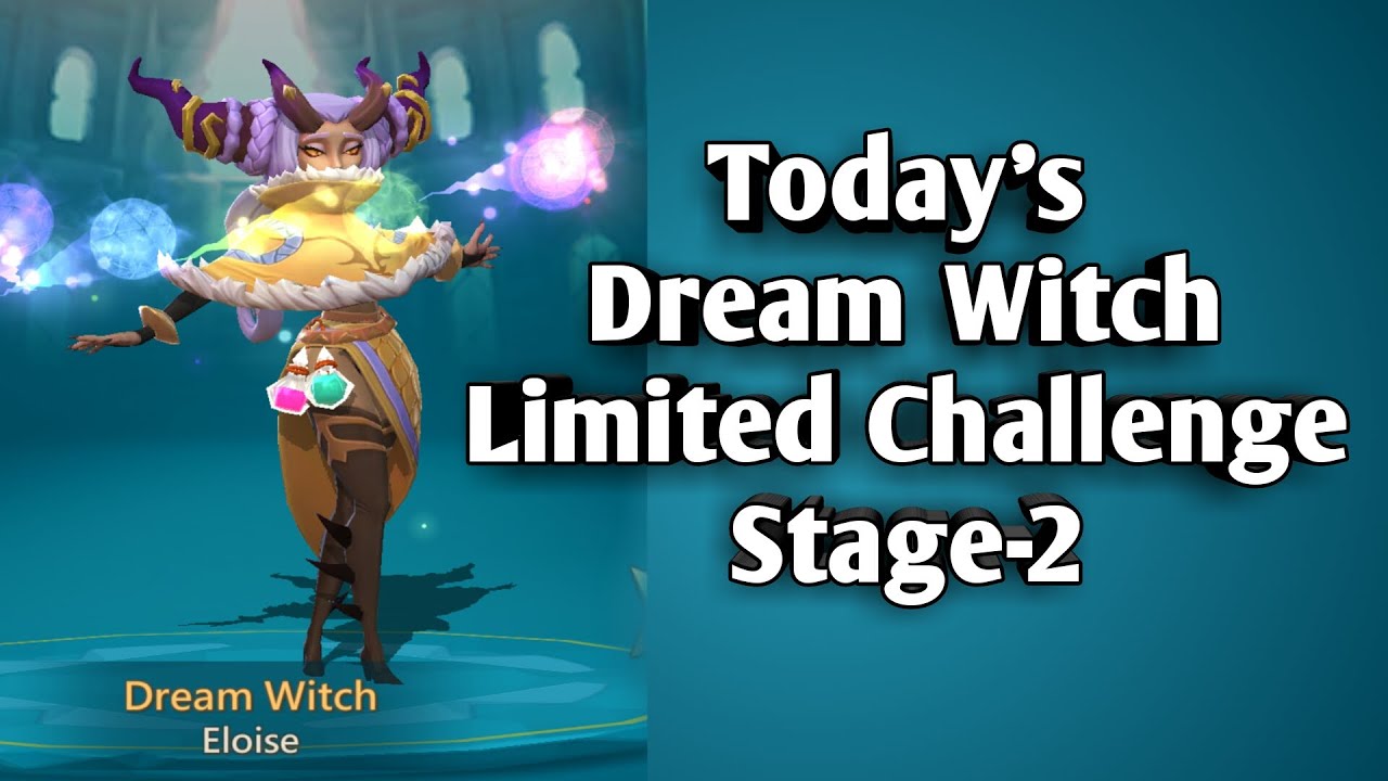 Today's Dream Witch limited challenge stage-2 || lords mobile best f2p