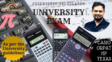 Which calculator is allowed in engineering exam