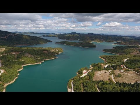 Η Λίμνη Πλαστήρα ΑΝΩΘΕΝ - Aerial video by drones Dji