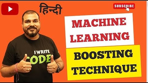 What Is Boosting Technique In Machine Learning- Krish Naik Hindi