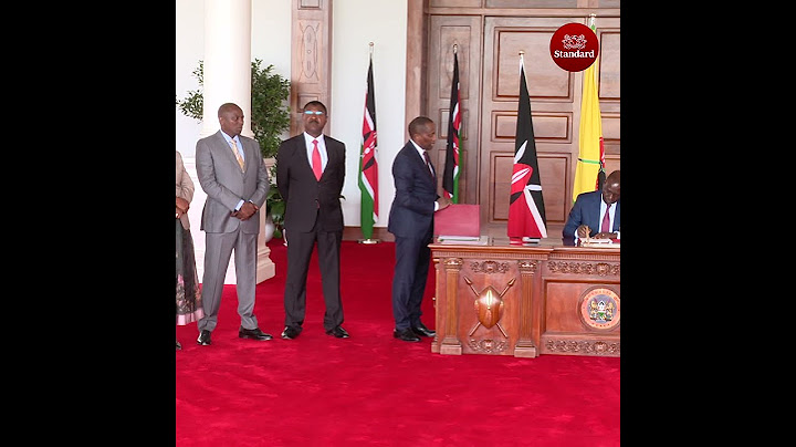 President Ruto assents to the anti money laundering Bill of 2025 at State House, Nairobi