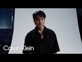 On set with jung kook  calvin klein spring 2024 campaign