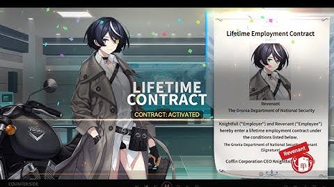 Counter:Side Revanent Leah Schneider Lifetime Contract