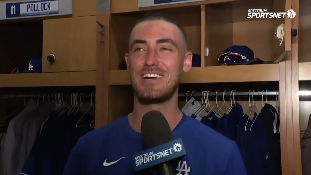 Cody Bellinger, Trea Turner and Dustin May Interviews Dodgers Spring