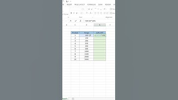 Cara mudah menghitung diskon di excel