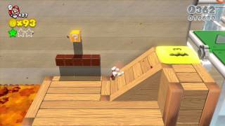 Super Mario 3D World Mundo 3-7 Estrellas Y Sello