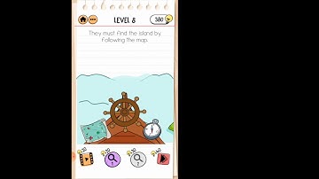 Brain Test 2 Captain Mary Level 8 Solutions and Walkthrough