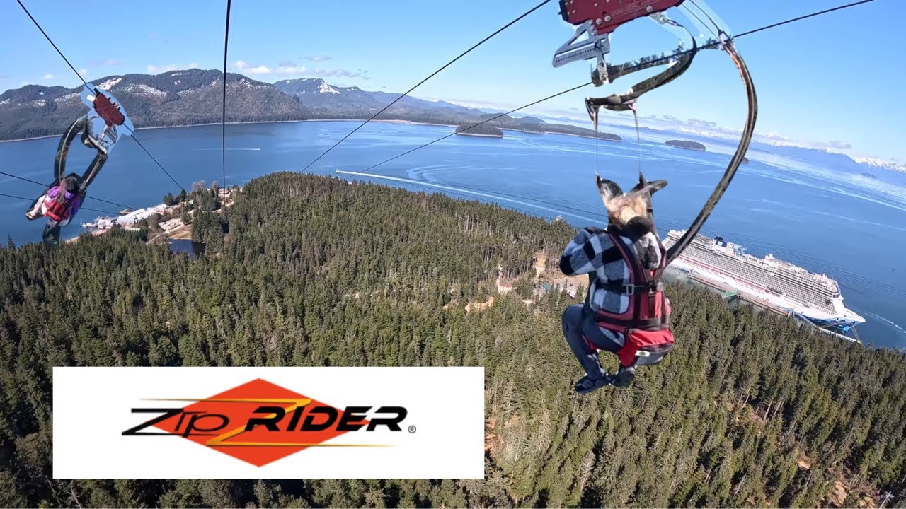 The FASTEST ZIP RIDER in the world | Icy Strait Point, AK + cruise ...