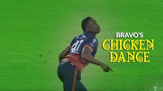 DJ Bravo's 'Chicken Dance', & unique steps!!!