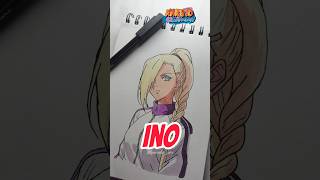 ✨Drawing Ino Yamanaka✨from Naruto Shippuden#shorts#inoyamanaka #animeart#narutoshippuden