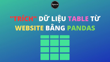 Trích Xuất Bảng Dữ Liệu Từ Website Sử Dụng Pandas ! Python cho người mới bắt đầu