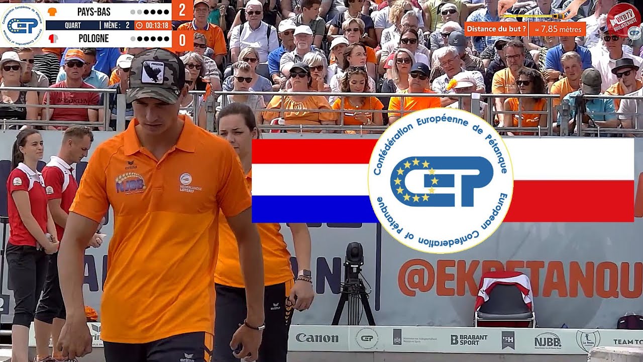 Miniature : Quart NETHERLANDS vs POLAND The European pétanque Championships 2022