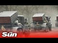 Russian MOD video show 'military convoy on the move inside Ukraine'