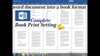 word to book page converter