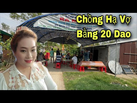 Trực Tiếp Chồng Hạ Vợ Bằng 20 Dao